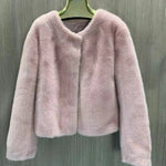 Women's Winter Warm Imitation Mink Fur Jacket Fashionable And Casual Style RT220