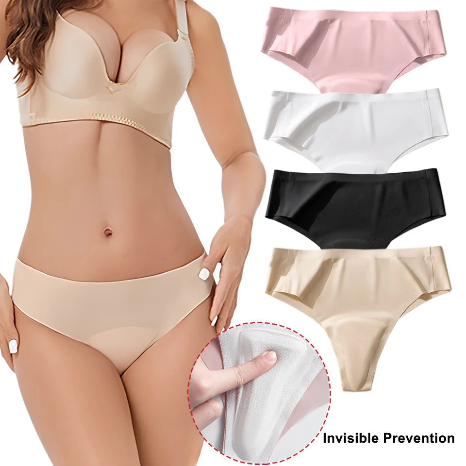 4Pcs Camel Toe Proof Thong Seamless Panties Invisible Camel Toe Concealer Cover Cameltoe Prevention Underwear For Leggings Gym RT220