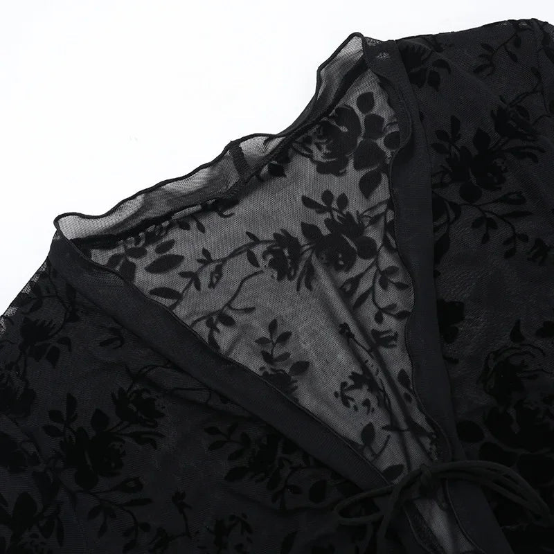 Fashionable Chiffon Blouse Elegant Slim Fit Tweed Style Flare Sleeve Top For Women Autumn 2024 New Arrival Smooths Your Silhouet RT220