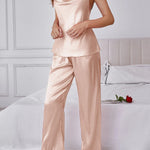 Two Piece Strap Jumpsuit Set Breathable Versatile Multi Color Options Comfortable Skin Friendly Outerwear Layering Two Piece Set RT220