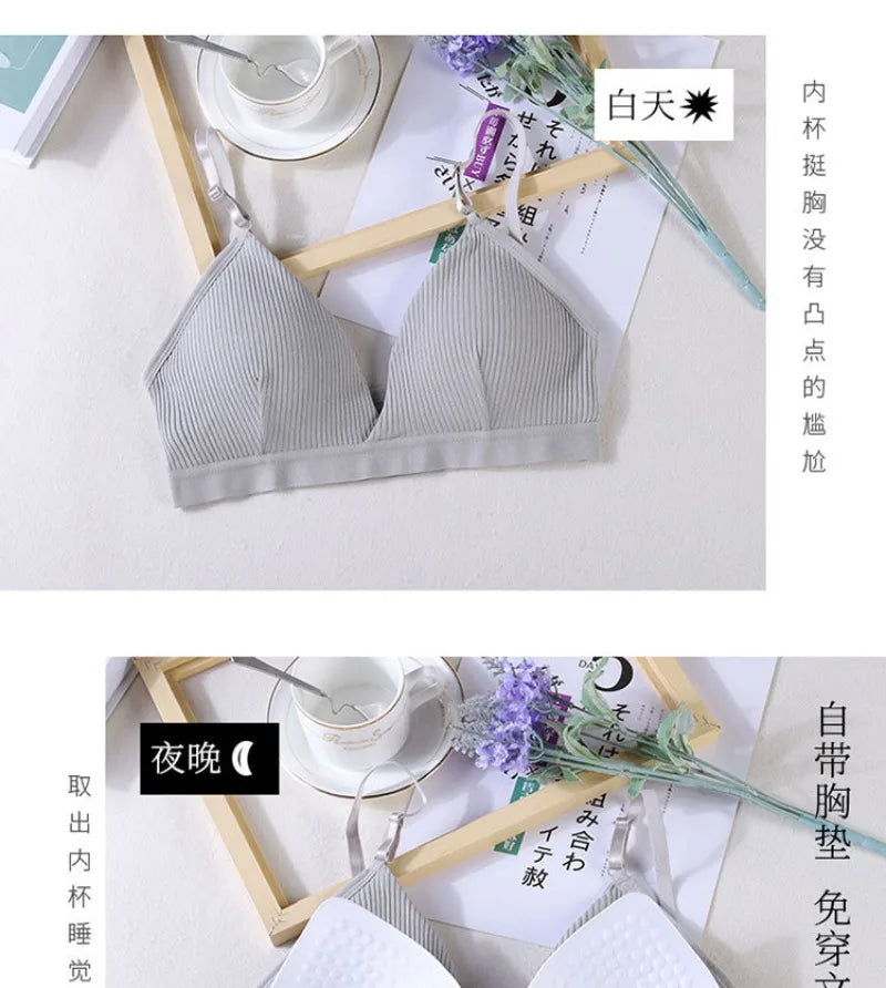 Women Yoga Sports Bras Triangle Cup Underwear Female Breathable Wrapped Tube Top Sexy Beauty Back Adjustable Sling Bra Vest RT220