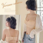 Women's Bra  Half Cup Push Up Small Breasts Show Bigger Side Breasts Seamless Sling Bra No Wires Sexy Sling Bra RT220