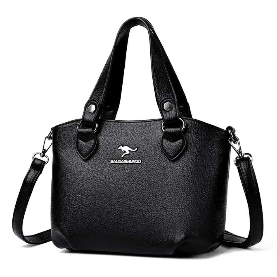 Genuine Soft Leather Shoulder Crossbody Bags for Women Hot sale Luxury Handbag Women Bag Designer Casual Tote Messenger Bag Sac RT220