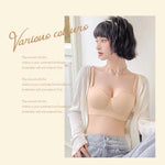 Women's Bra  Half Cup Push Up Small Breasts Show Bigger Side Breasts Seamless Sling Bra No Wires Sexy Sling Bra RT220