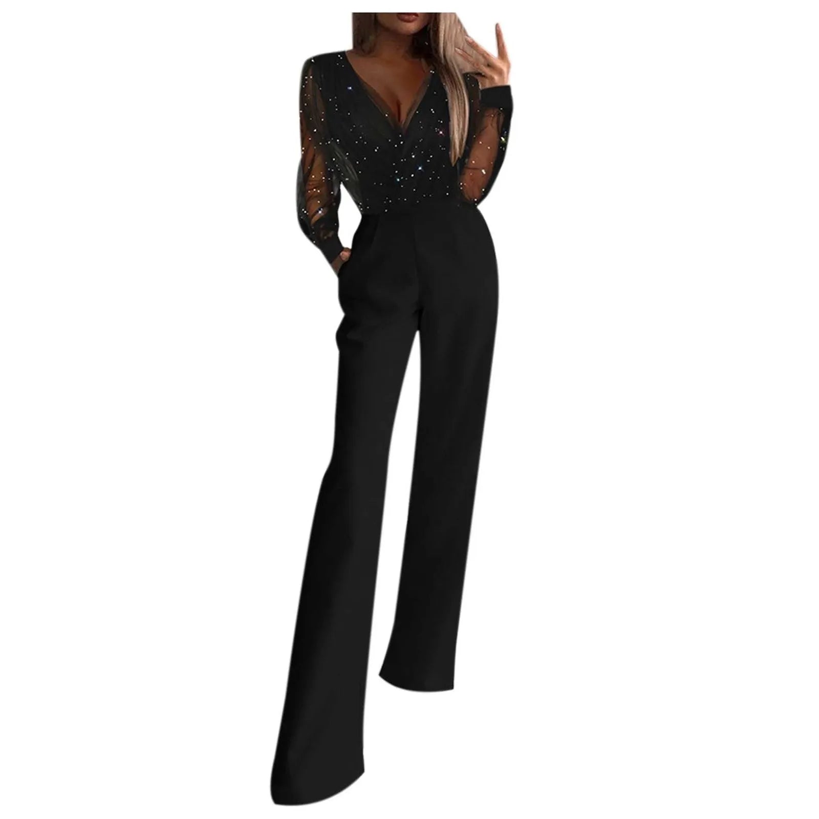 Womens Strapless Jumpsuit Casual Fashion Women'S Solid Color Long Sleeved Pants Summer Woman Fluid Pants Korean Chiffon Jumpsuit RT220