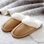 Winter Women Slippers Furry Home Floor Shoes Warm Indoor Slides Men Bedroom Slippers Plush Couples Footwear Soft Non-slip Shoes RT220