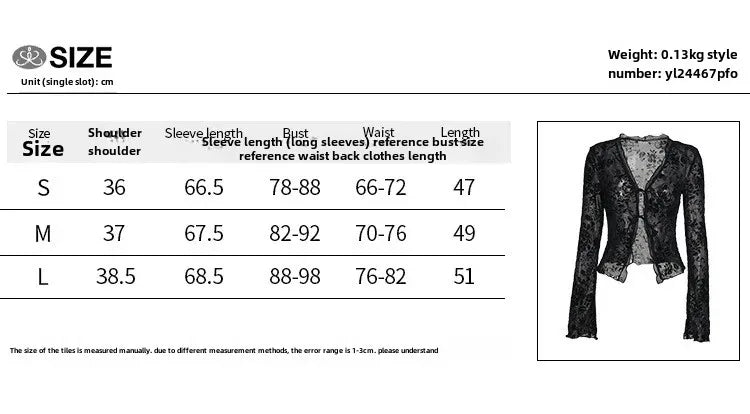 Fashionable Chiffon Blouse Elegant Slim Fit Tweed Style Flare Sleeve Top For Women Autumn 2024 New Arrival Smooths Your Silhouet RT220