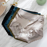 Silk Panties Nice Briefs Soft Underwear Women's Mid rise Elegance Girls Sexy Lingerie RT220