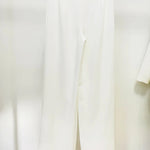 HIGH STREET Newest 2024 Designer Runway Suit Set Women's Lacing Belt Blazer Pleated Zip Pants Set 2pcs Set RT220