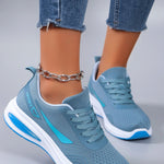 Spring new women's sports shoes, fashionable, breathable, lightweight, non-slip, wear-resistant, casual sports shoes, flat shoes RT220