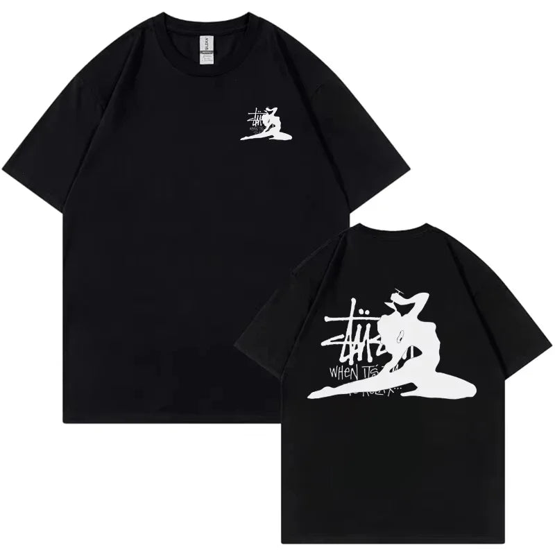 2025Summer Luxury Brand Men's  T-Shirt Printed Fashion Large Size Top Casual Short Sleeve Street Women's T-Shirt RT220