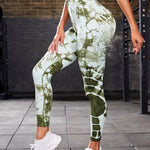 Women Print  Seamless Pants Leopard High Waist Leggings Thin Fitness Pant Push Up Legging Sports Pants Gym Workout Tights RT220