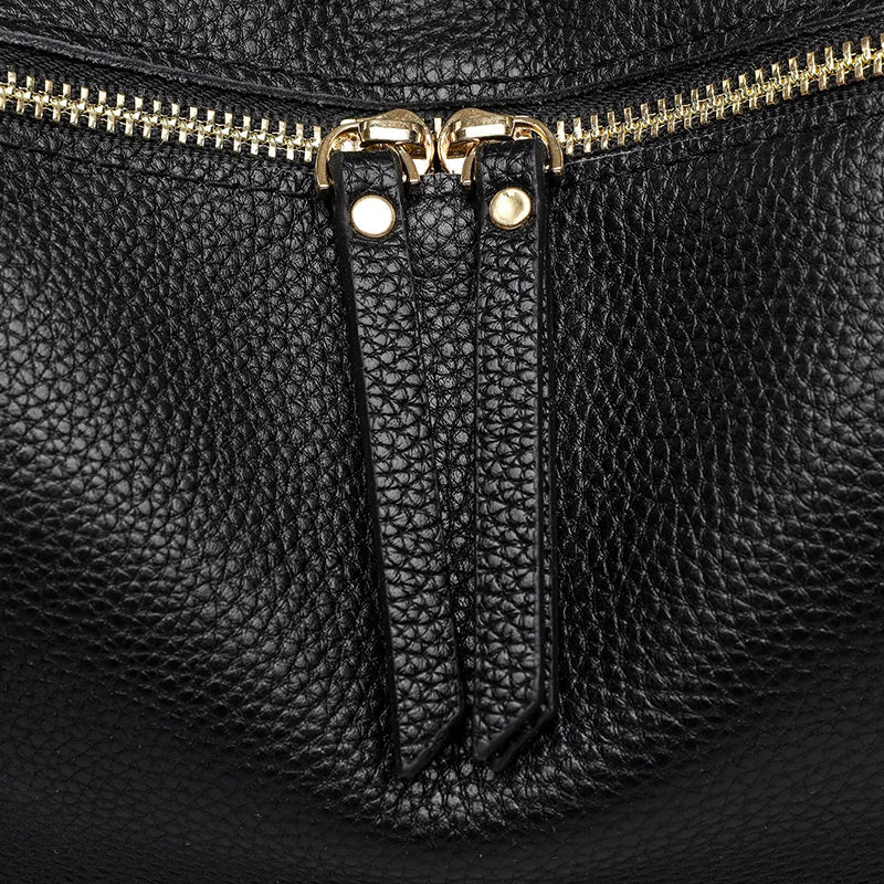 Soft Genuine Leather Messenger Bag Women Design Shoulder Crossbody Bag Purse Fashion Female High Quality Cow Leather Handbag New RT220