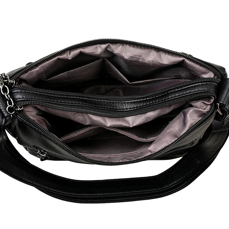 Fashion Women's Brand Trendy Shoulder Bag Leather Crossbody Bag High Quality Women Tote Bags 2024 Large Capacity Female Handbags RT220