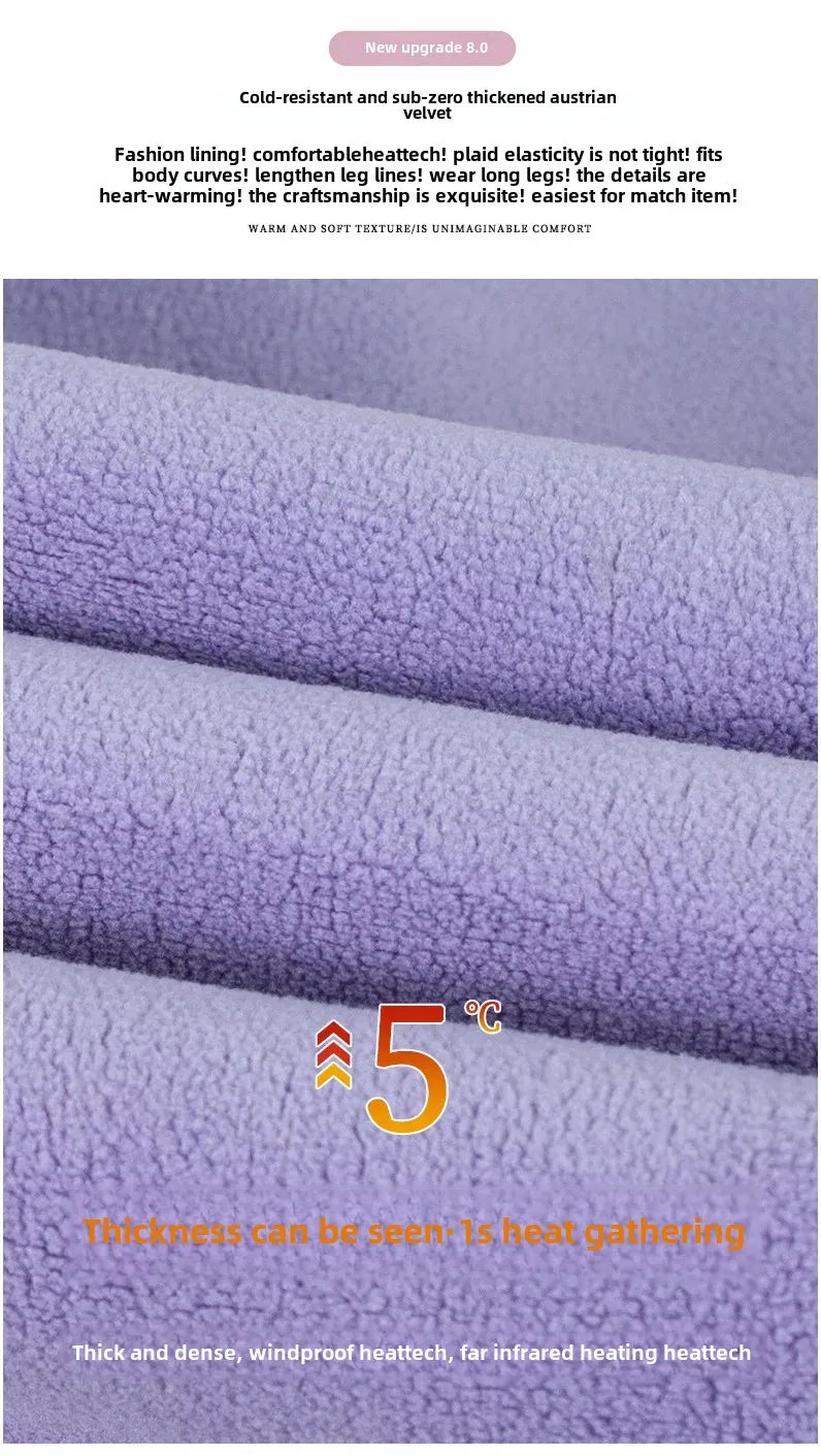 Thickened Black Gold 600g Micro Flared Shark Suit Women's Outerwear High-Waisted Slimming Bell-Bottom Pants High Elasticity RT220