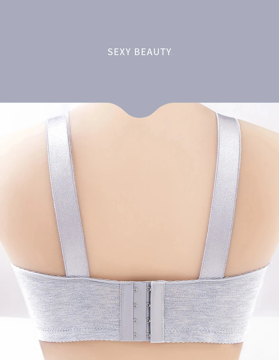 Bra for Women Comfortable Non-slip Push-up Sports Bra with Wide Shoulder Straps Chest Pad for Women Breathable lingerie RT220