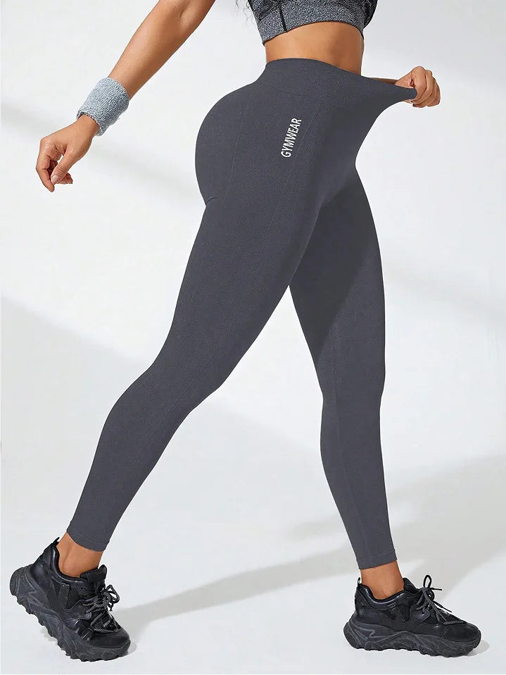 Women's Seamless Yoga Leggings High-Waisted Butt-Lifting Workout Leggings for Running Gym & Training  Activewear Slim Tights RT220