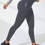 Women's Seamless Yoga Leggings High-Waisted Butt-Lifting Workout Leggings for Running Gym & Training  Activewear Slim Tights RT220