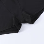 European and American Spring/Summer Round Neck Long Short sleeved 3/4 Shorts Two piece Women's Fashion Sports Versatile Set RT220