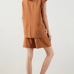 K1444L Luxury Brand Women's Clothing Summer 55% Linen 45% Cotton Ladies Suit Women's Casual Blazer Clothes Vest RT220