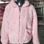 Autumn Winter Faux Fur Coat Women 2025 Khaki Casual Warm Soft Zipper Fur Jacket Plush Overcoat Pocket Teddy Coat Female Jacket RT220