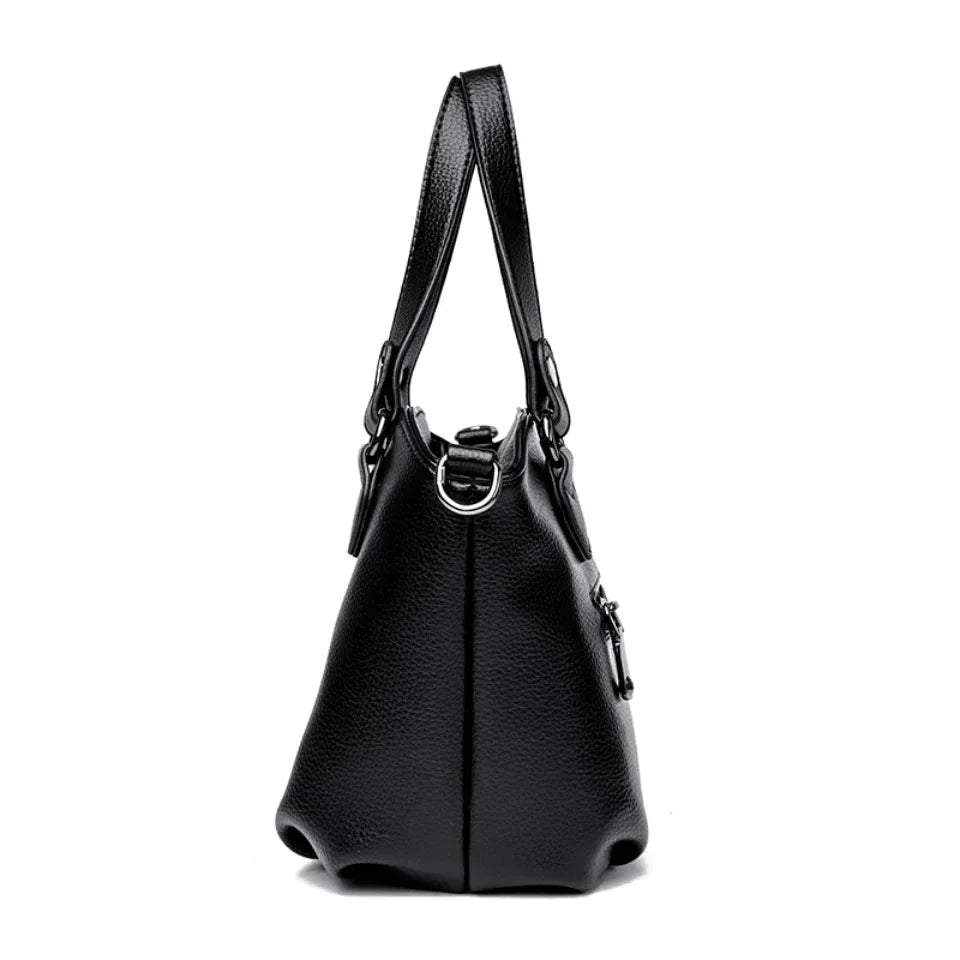 Genuine Soft Leather Shoulder Crossbody Bags for Women Hot sale Luxury Handbag Women Bag Designer Casual Tote Messenger Bag Sac RT220