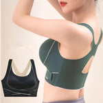 No Trace Sports Women's Underwear Shockproof Gathering Anti-sagging Beautiful Back Fitness Yoga Vest No Steel Ring Women's Bra RT220