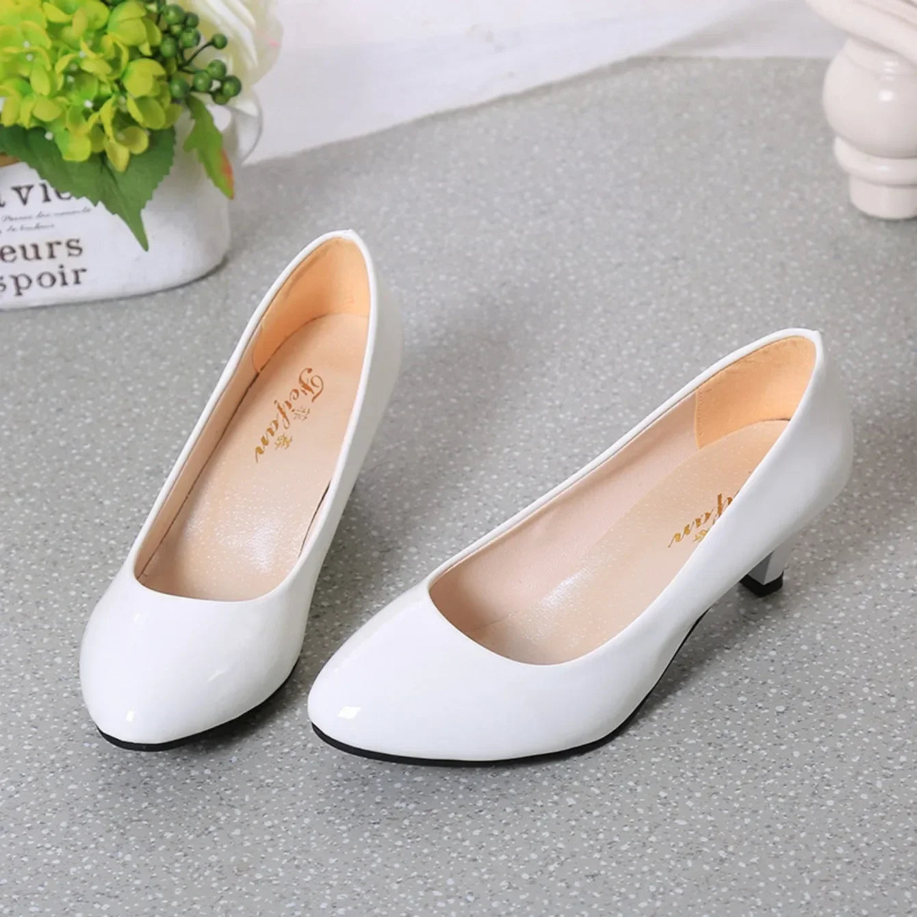 New Women High Heels Nude Shallow Mouth Pumps Fashion Shoes Office Work Party Shoes Ladies Wedding Shoes Solid Color Heels Women RT220