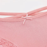 Women Cotton Panties 3PC Sexy Lace Brazilian Panties Cotton Low Rise Underwear for Female Bow Hollow Out Soft Intimates Lingerie RT220