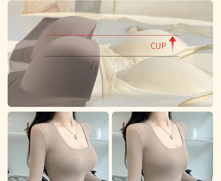 Women's Bra  Half Cup Push Up Small Breasts Show Bigger Side Breasts Seamless Sling Bra No Wires Sexy Sling Bra RT220