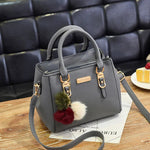 Yogodlns Women Beading Pendant Handbag Ladies Embossed Shoulder Bag Ladies Messenger Bag Hairball Bags High Quality Bag RT220