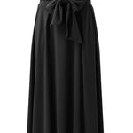 Women's high waist skirt fashion slimming belt skirt spring summer long skirt RT220