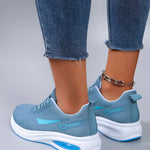 Spring new women's sports shoes, fashionable, breathable, lightweight, non-slip, wear-resistant, casual sports shoes, flat shoes RT220