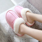 Winter Women Slippers Furry Home Floor Shoes Warm Indoor Slides Men Bedroom Slippers Plush Couples Footwear Soft Non-slip Shoes RT220