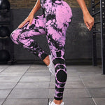 Women Print  Seamless Pants Leopard High Waist Leggings Thin Fitness Pant Push Up Legging Sports Pants Gym Workout Tights RT220