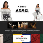 AOMEI Women Jumpsuit Turn Down Collar V Neck Sleeveless Elegant One Piece Wide Leg Female African Office Ladies Classy New 2024 RT220