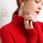 Women Fall Turtleneck Sweater Knitted Soft Pullovers Cashmere Jumpers Basic Soft Sweaters For Women 2025 Autumn Winter RT220