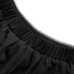 Ladies' autumn and winter black commuting elegant casual loose button suit jacket and elastic waisted suit pants two-piece set RT220