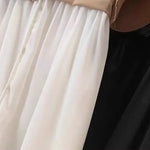 Spliced fake Two-piece Polo Collar Suit Shirt for Women in Summer Loose and Versatile Slim Top RT220