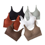 Women's Bra Tube Top Crop Top Female Seamless Back Outdoor Sports Underwear Bra For Women Cotton Female Bra Tops Brassiere RT220