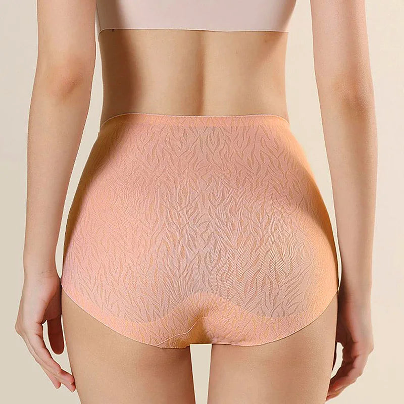 Women's High Waist Shapewear Panties Sexy Breathable Underwear Female Seamless Tummy Control Briefs Underpants Slimming Lingerie RT220
