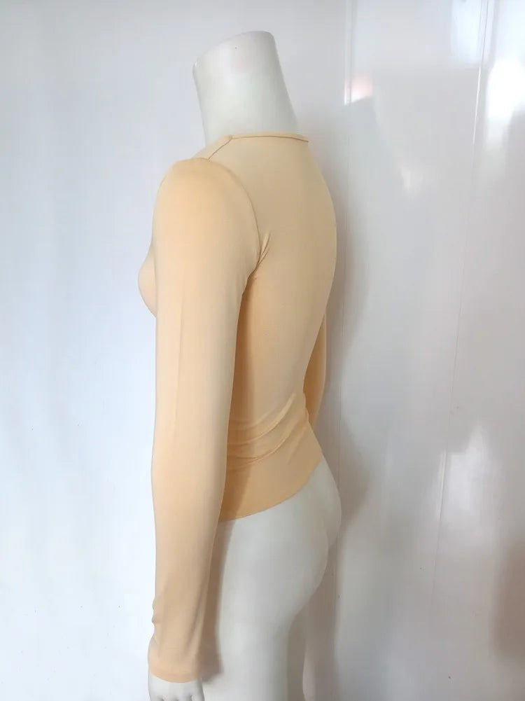 Sexy Solid Color Square Collar Elastic Slim T Shirt Women Long Sleeves Bottoming Shirt Ladies Tee Shirt Tops Camisetas Mujer RT220