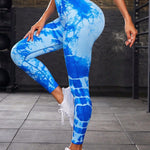 Women Print  Seamless Pants Leopard High Waist Leggings Thin Fitness Pant Push Up Legging Sports Pants Gym Workout Tights RT220
