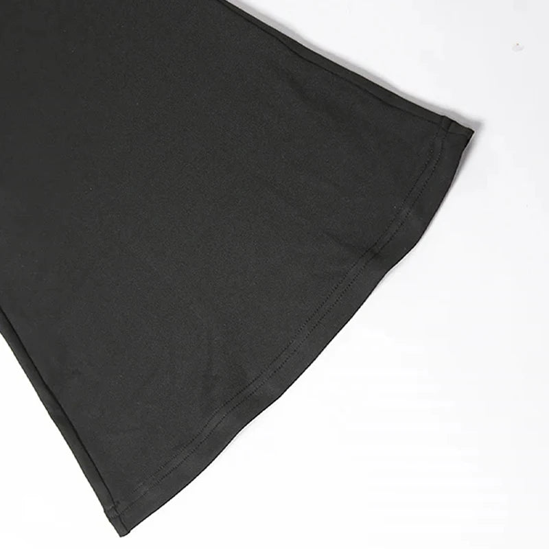 Jumpsuits Autumn New Women Sexy Black Backless Long Sleeve Bodycon Rompers Fashion Streetwear Flare Pants Casual Slim Jumpsuits RT220