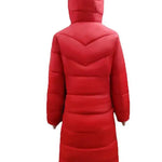 Winter New Hooded Mid Length Slim Fit Warm Long Sleeve Solid Color Jacket For Women,3 Colors RT220