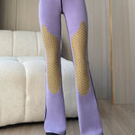 Thickened Black Gold 600g Micro Flared Shark Suit Women's Outerwear High-Waisted Slimming Bell-Bottom Pants High Elasticity RT220