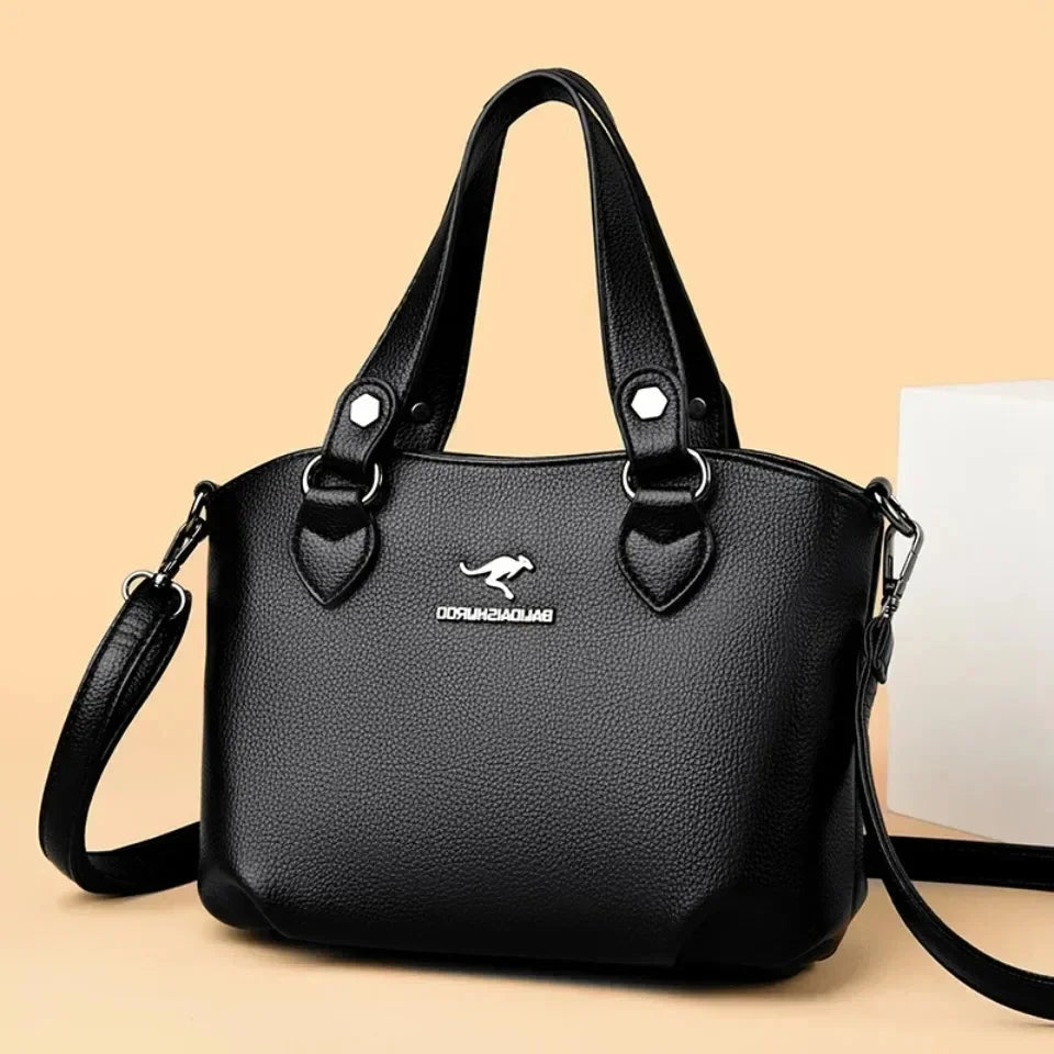Genuine Soft Leather Shoulder Crossbody Bags for Women Hot sale Luxury Handbag Women Bag Designer Casual Tote Messenger Bag Sac RT220