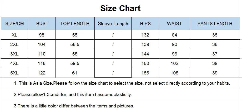 Plus-Size XL-5XL Women Pajama Set Nightgowns Cami Shorts Nightclothes  Sleeveless Nightwear Red Love Print Soft Sleepwear Summer RT220