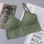 Women's Bra Tube Top Crop Top Female Seamless Back Outdoor Sports Underwear Bra For Women Cotton Female Bra Tops Brassiere RT220