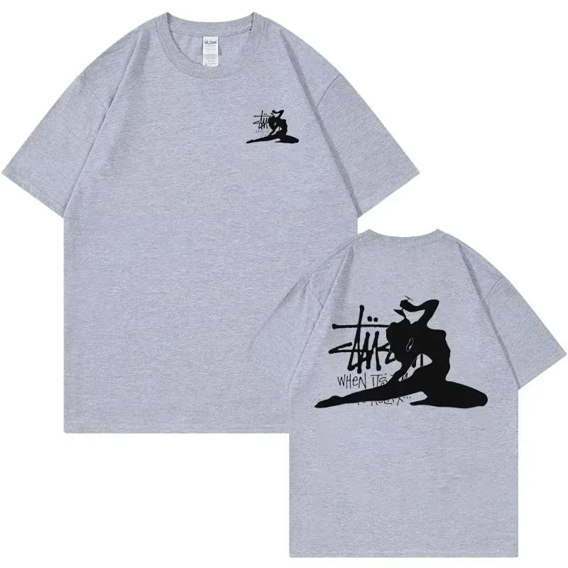 2025Summer Luxury Brand Men's  T-Shirt Printed Fashion Large Size Top Casual Short Sleeve Street Women's T-Shirt RT220